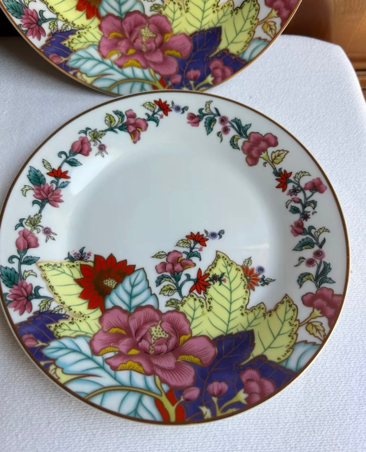 Tobacco Leaf Plate Set