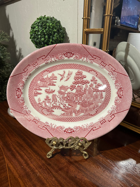 Red Willow Oval Platter