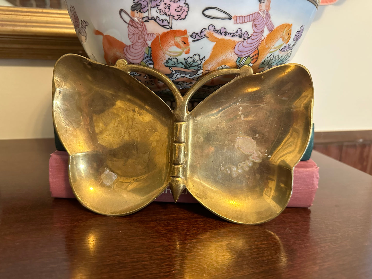 Butterfly Brass Trinket Dish