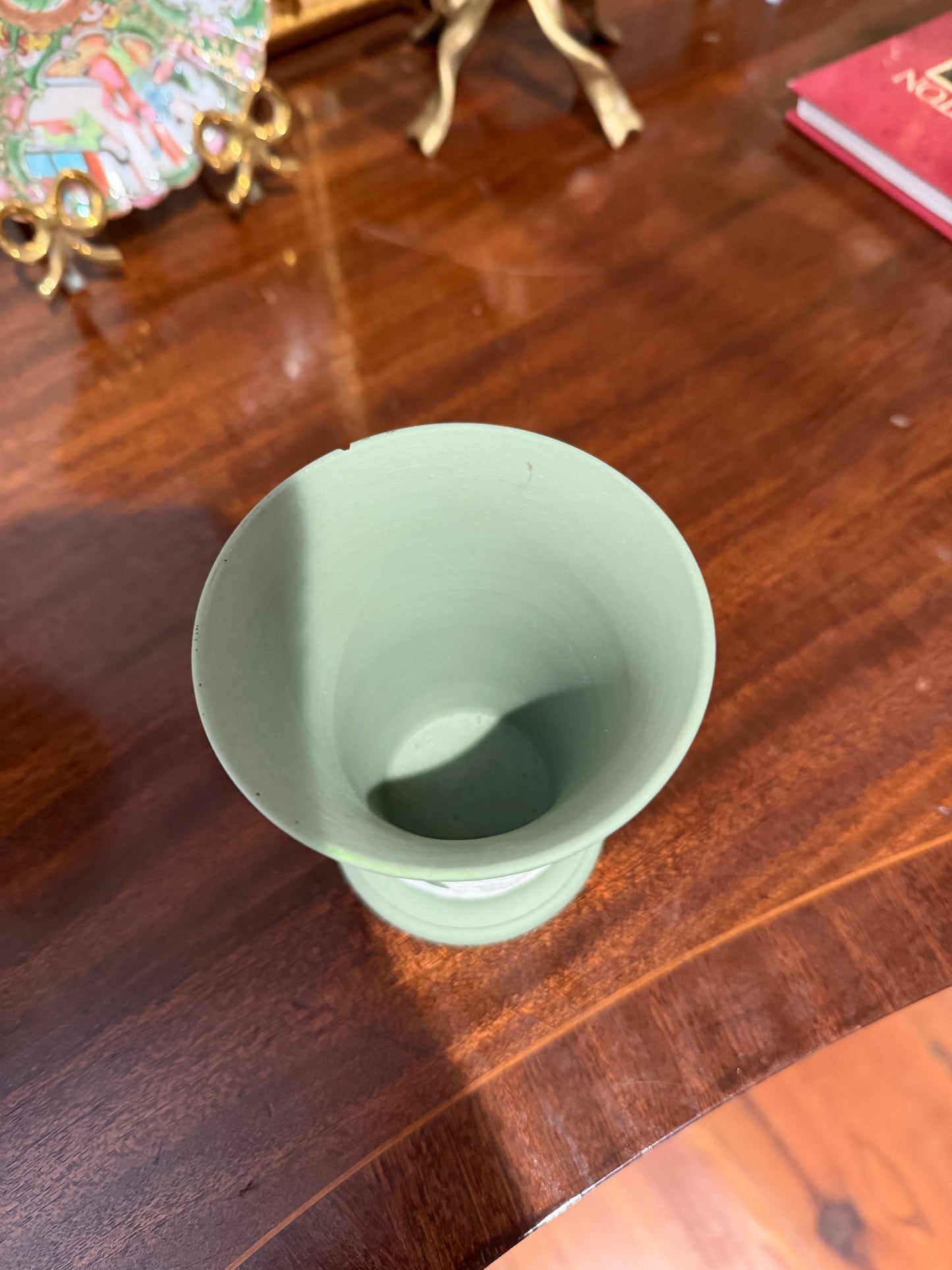Green Wedgwood Vase
