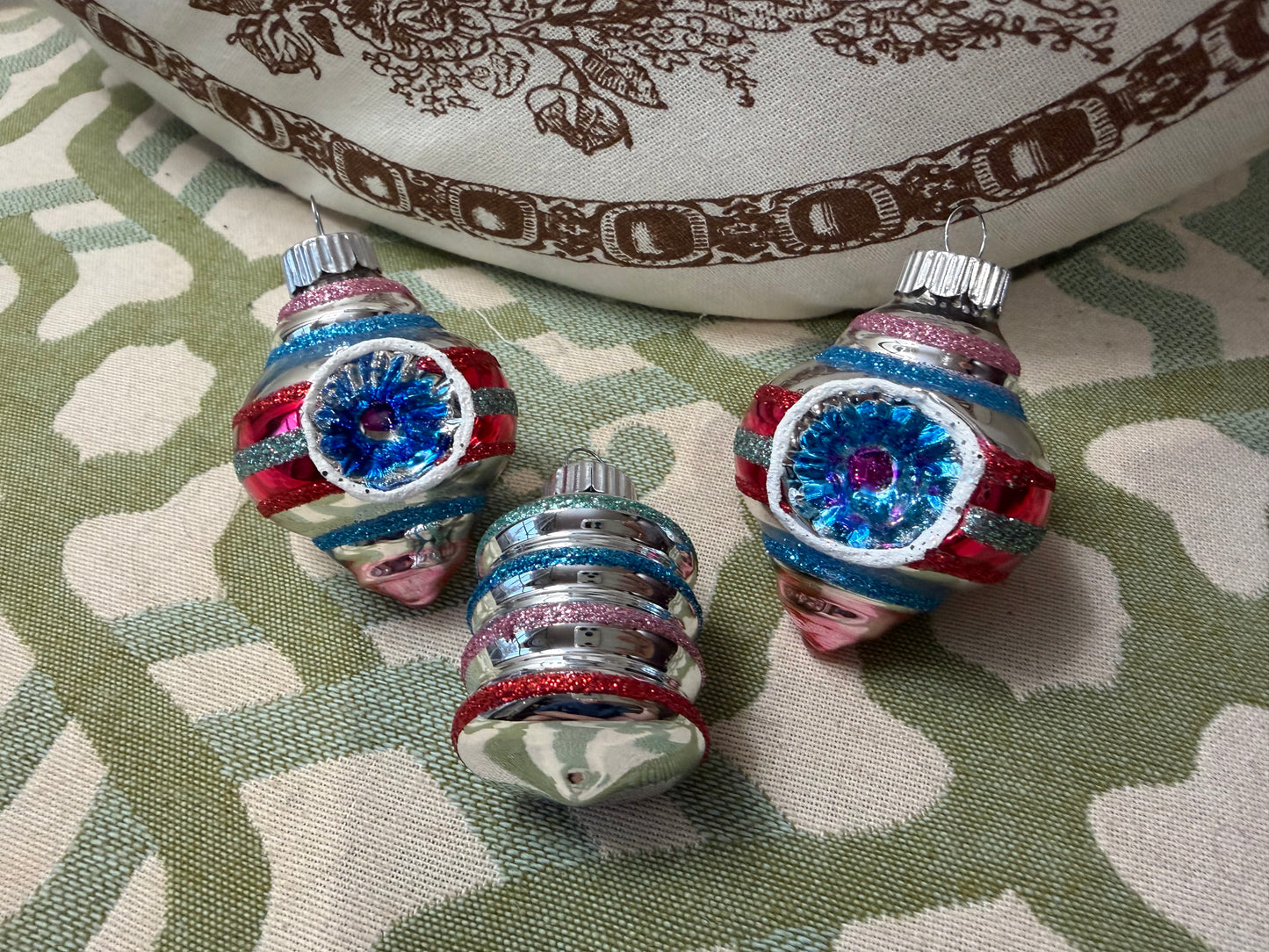 Christopher Radko Shiny Brite Ornament Lot of 3