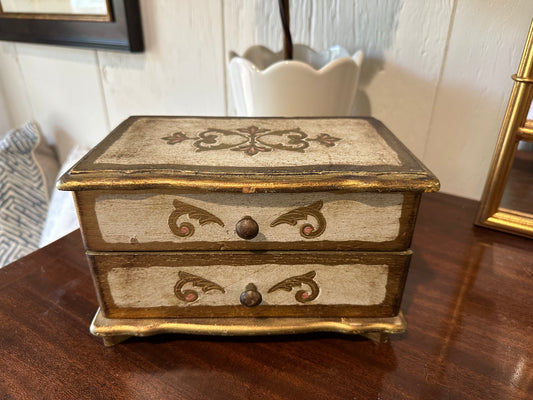 Italian Florentine Jewelry Box