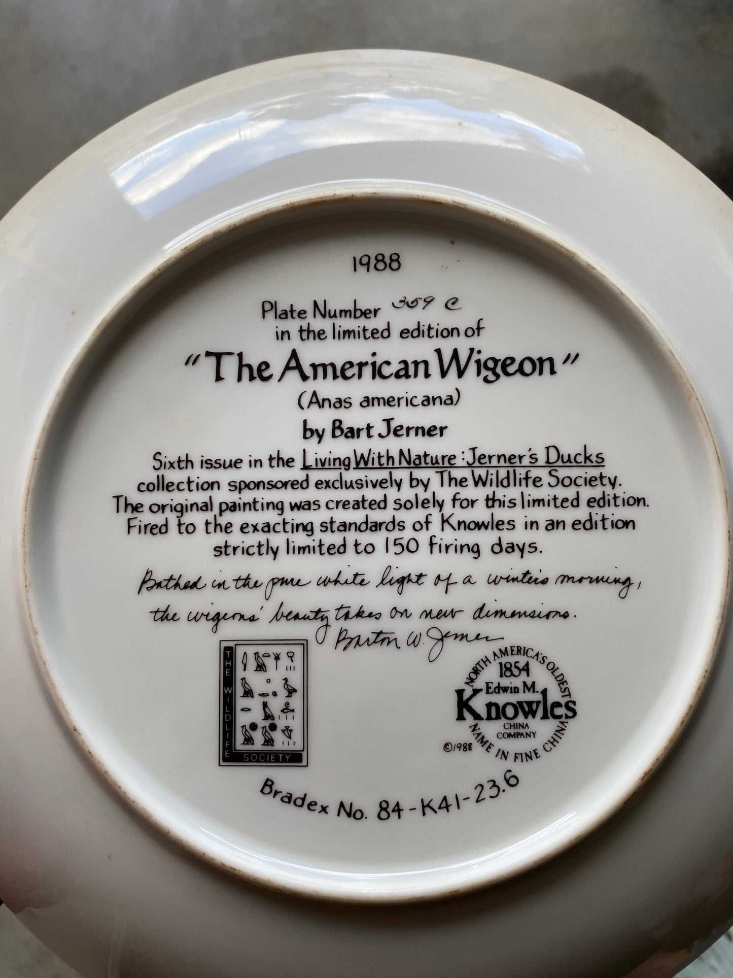 Bart Jerner Duck Plate Set