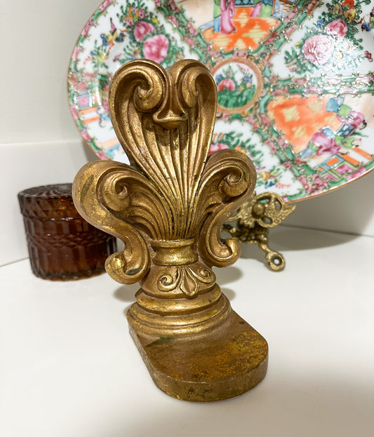 Fleur de Lis Bookend