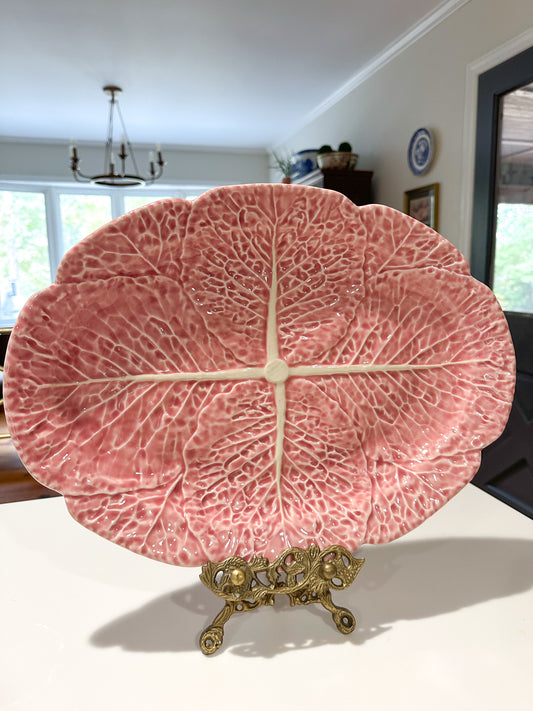 Bordallo Pink Cabbage Platter