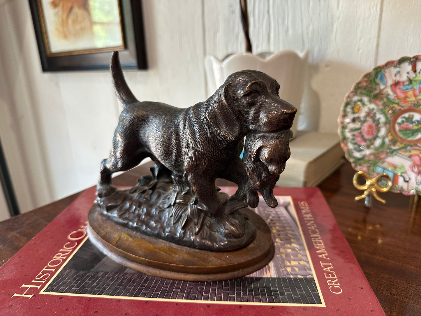 Hunting Dog Statue