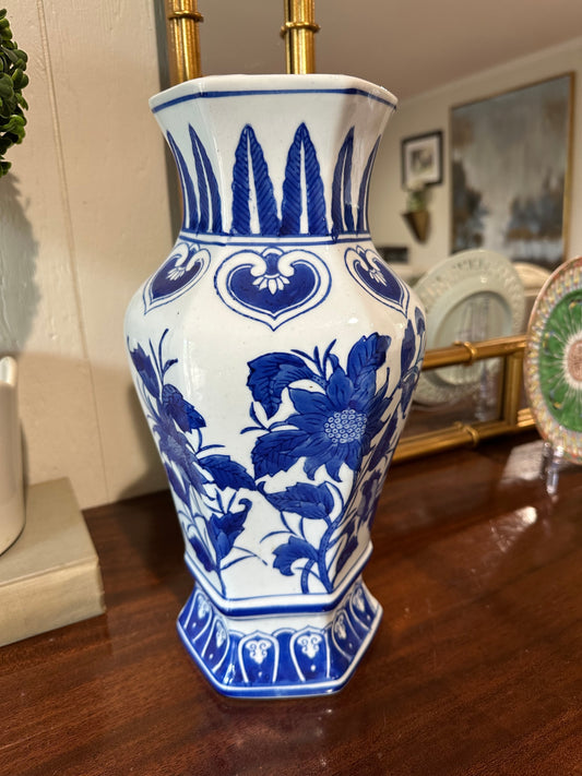 Blue & White Pocket Vase