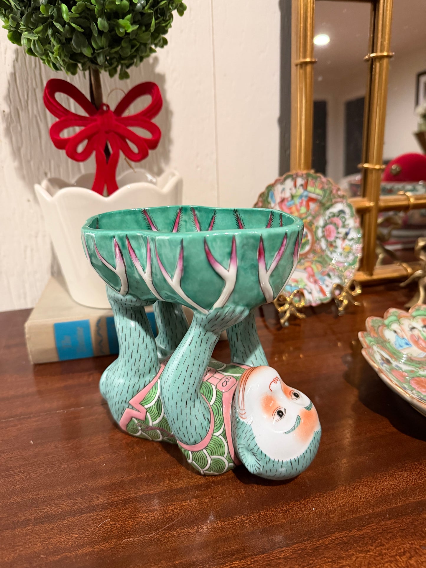 Bok Choy Chinoiserie Monkey