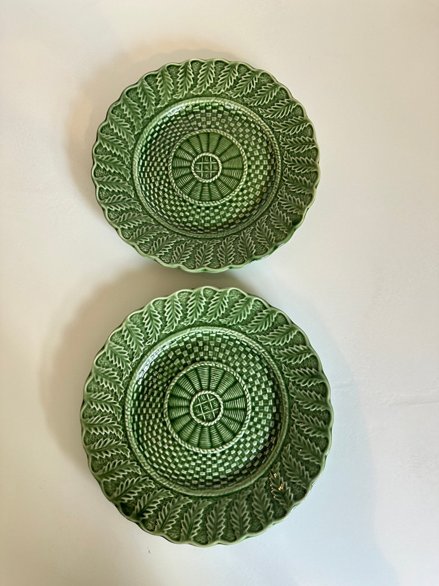 Green Bordallo Plates
