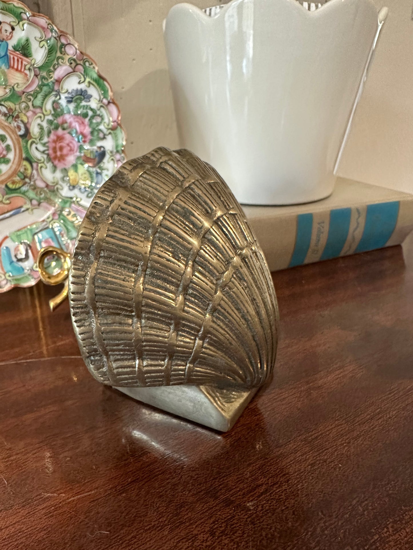 Brass Shell Bookend