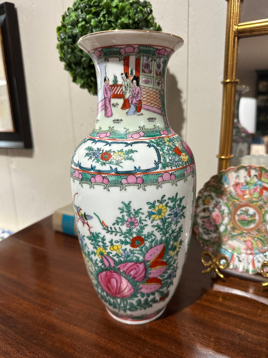 Rose Medallion Vase