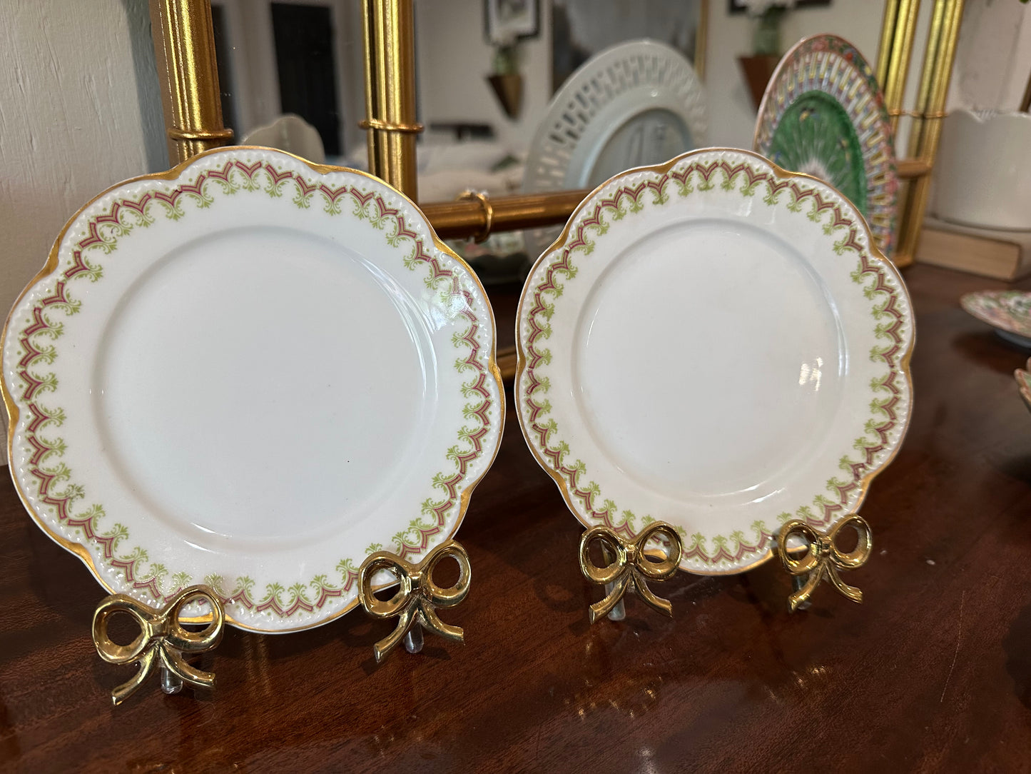 Limoges Scalloped Plates