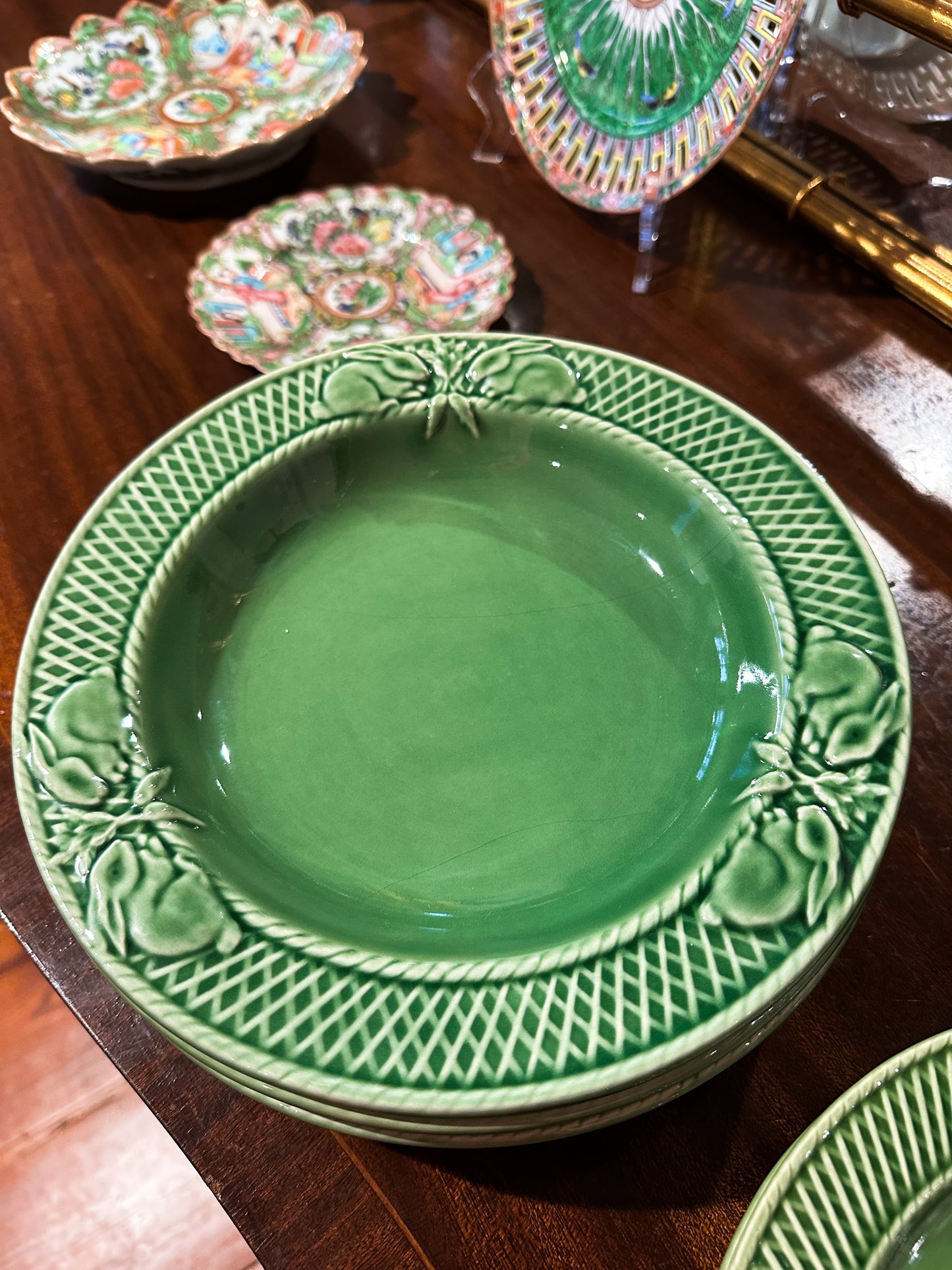 Set of 4 Bordallo Bunny Bowls