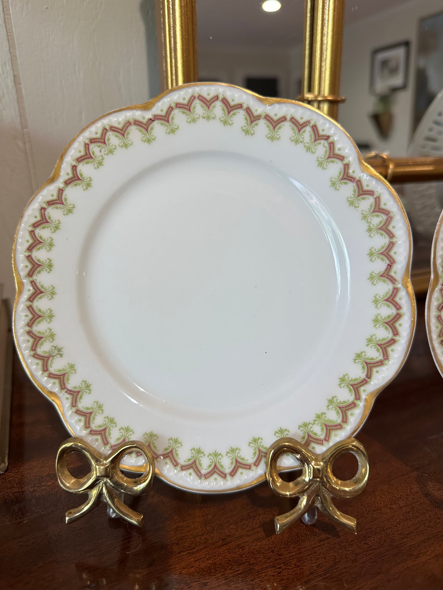 Limoges Scalloped Plates