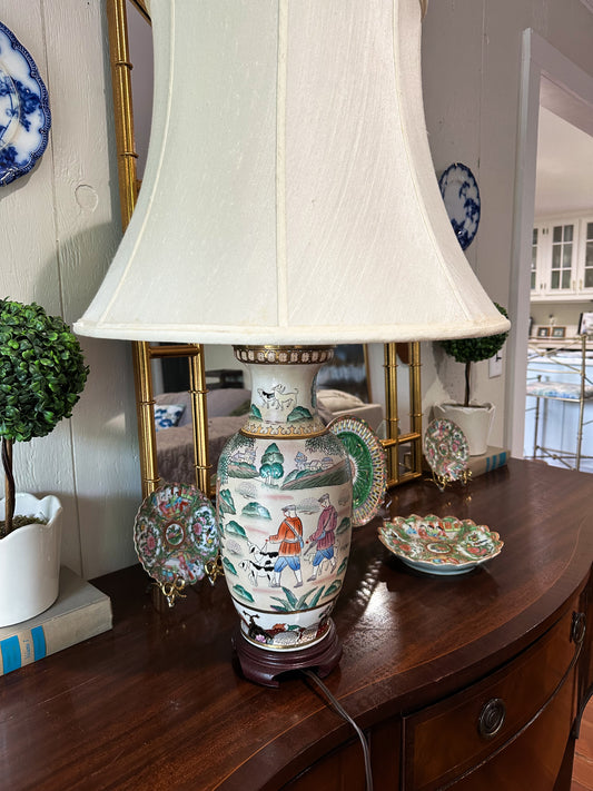 Hunt Scene Lamp