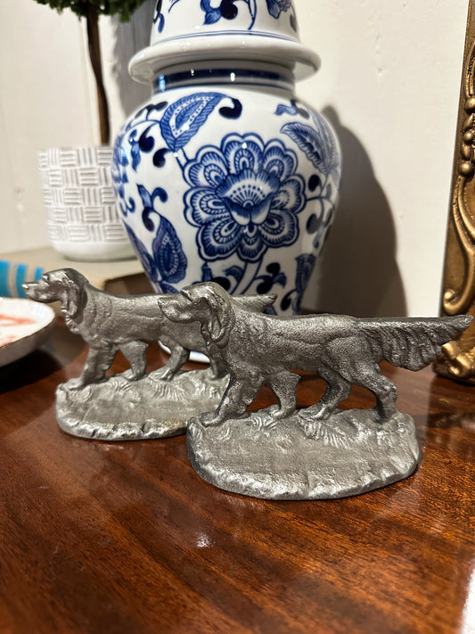 Metal Retriever Bookends