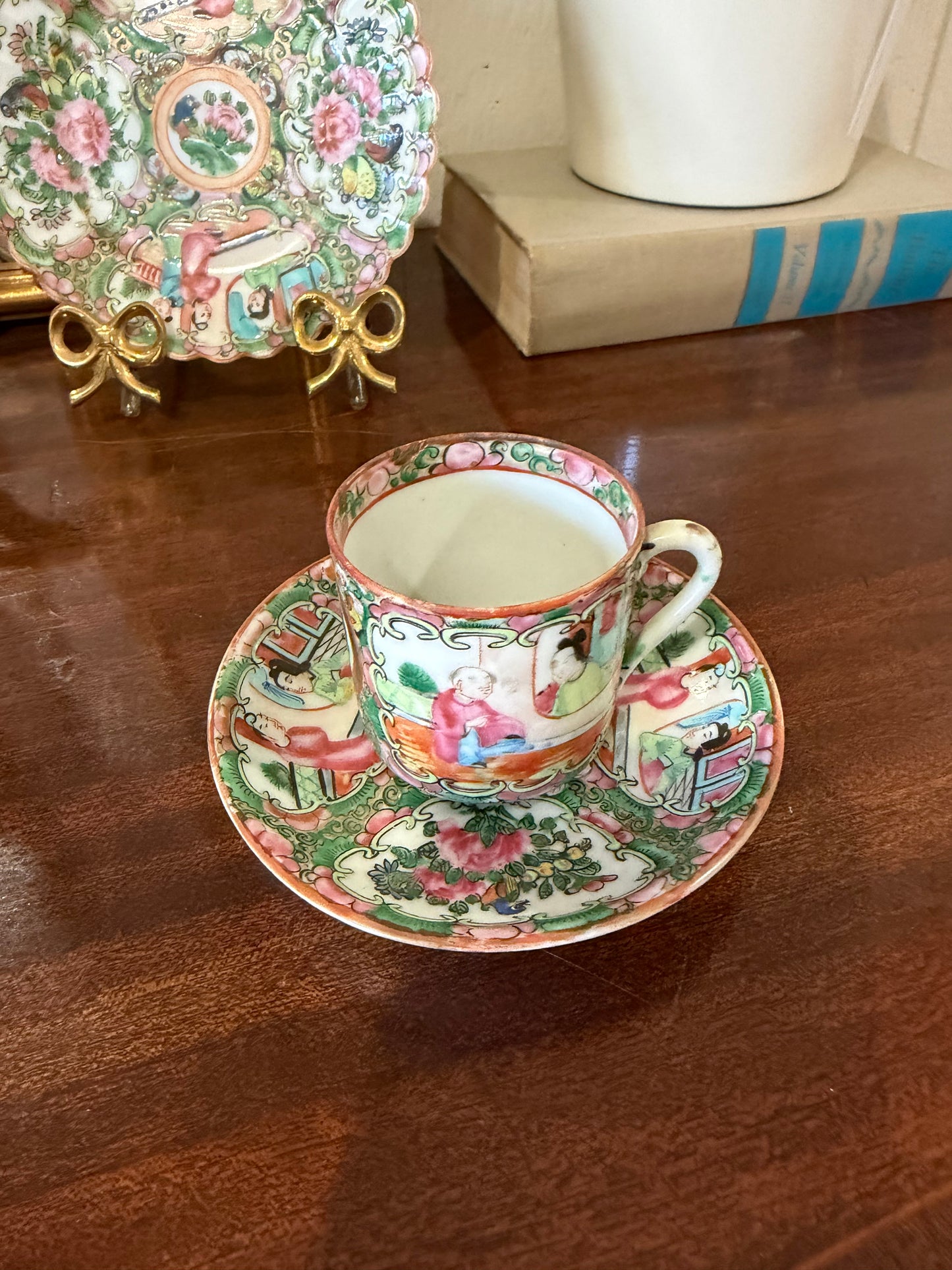 Rose Medallion Cup & Saucer