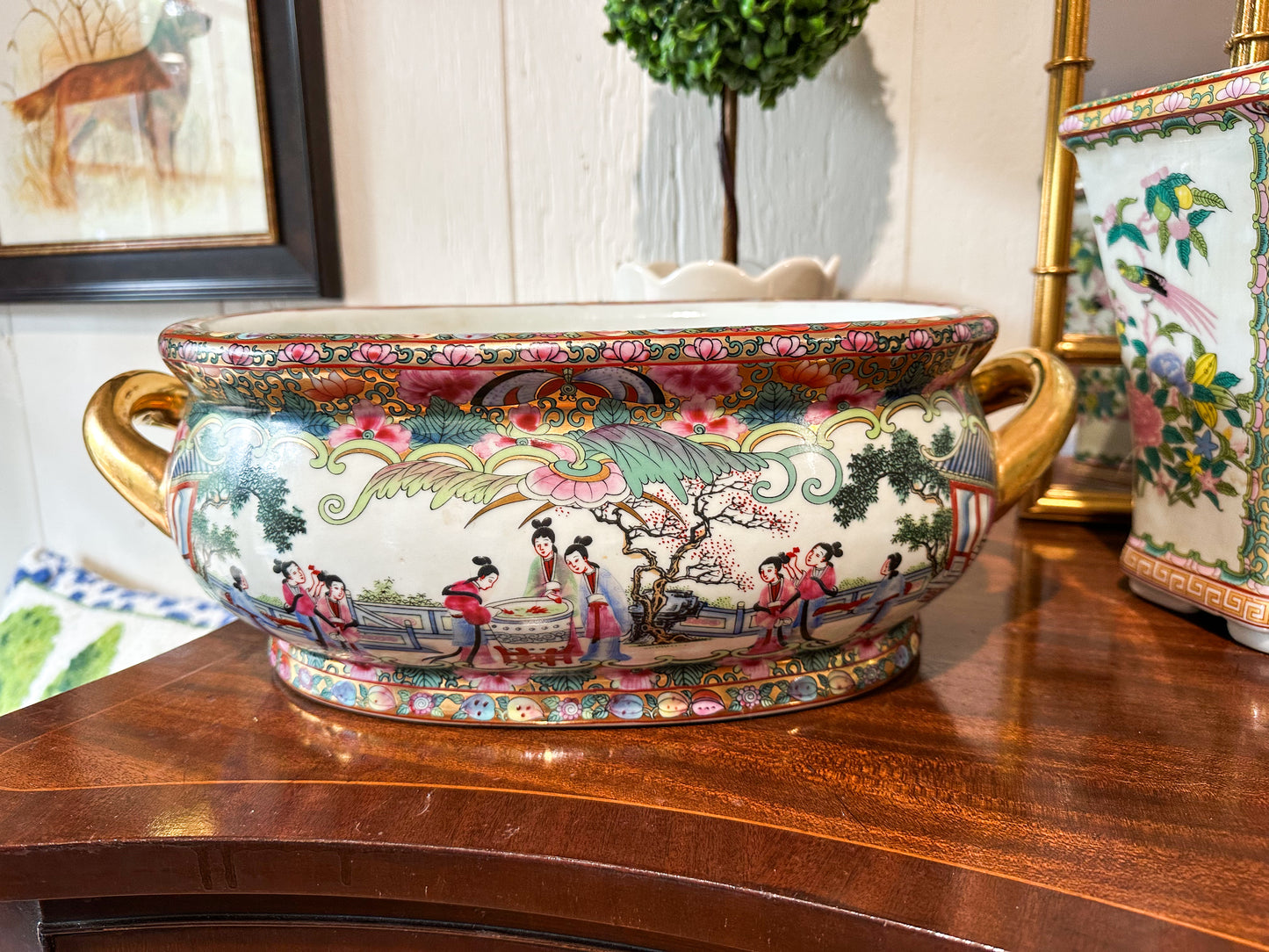 Rose Medallion Foot Bath