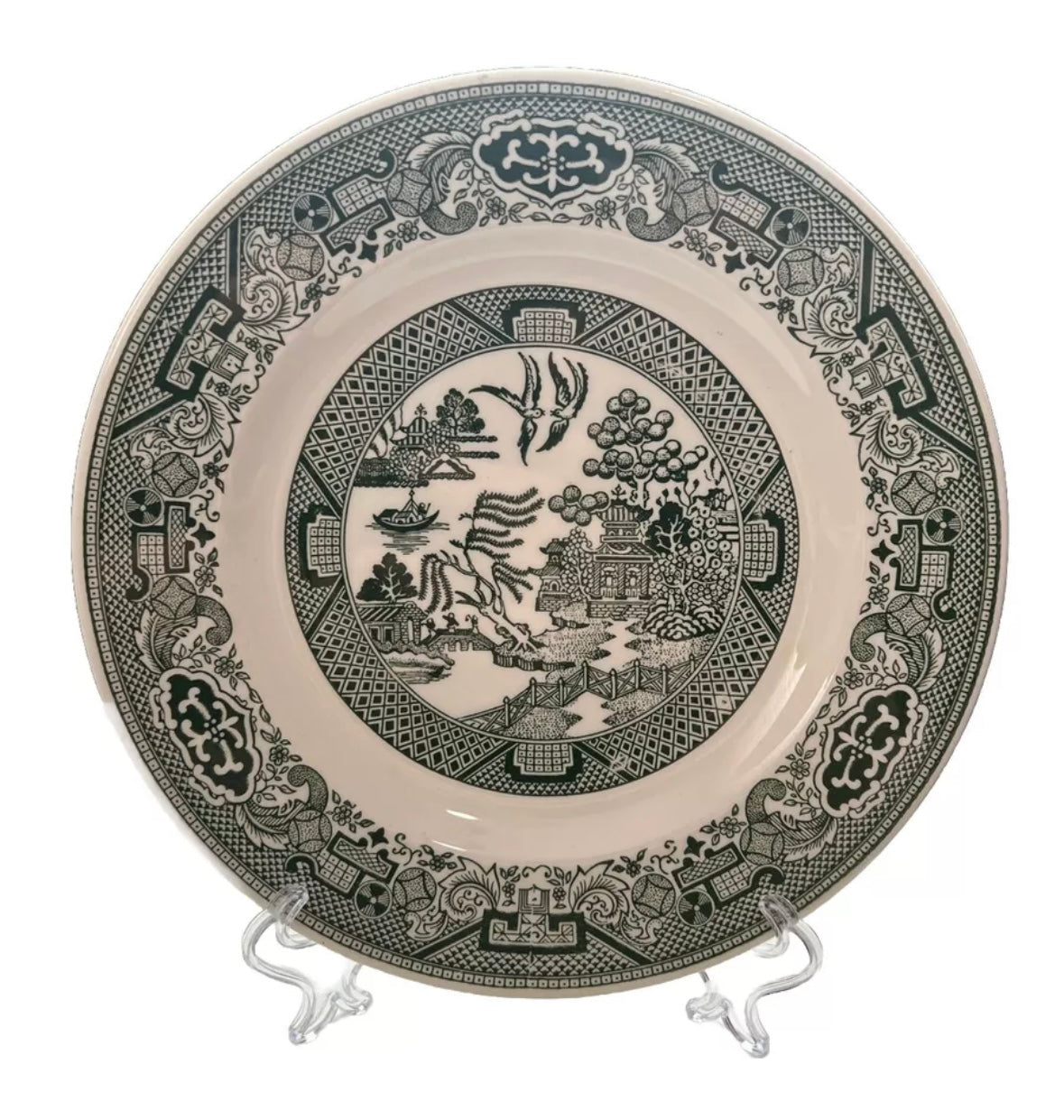 Green Willow Plates