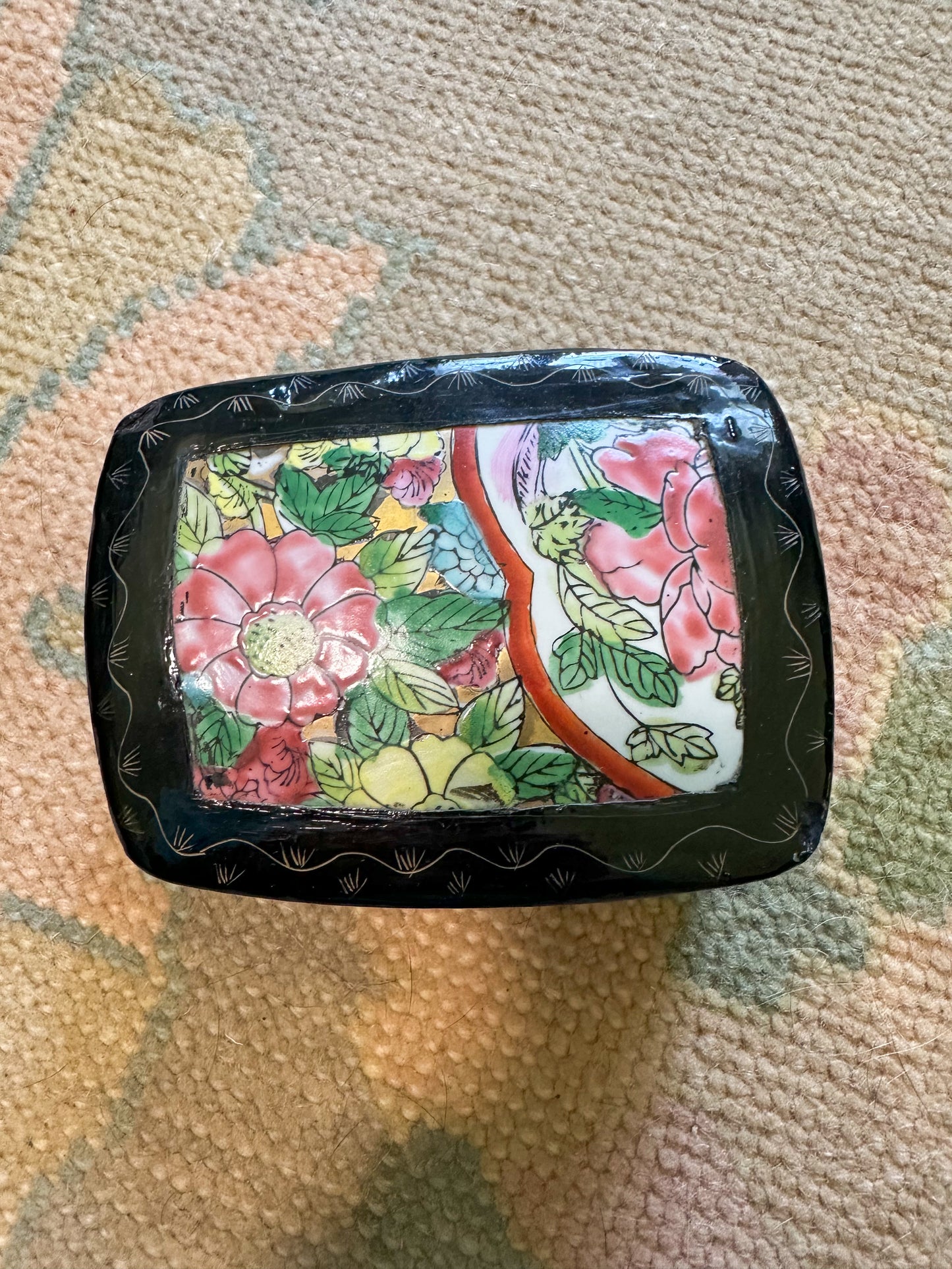 Rose Canton Trinket Box