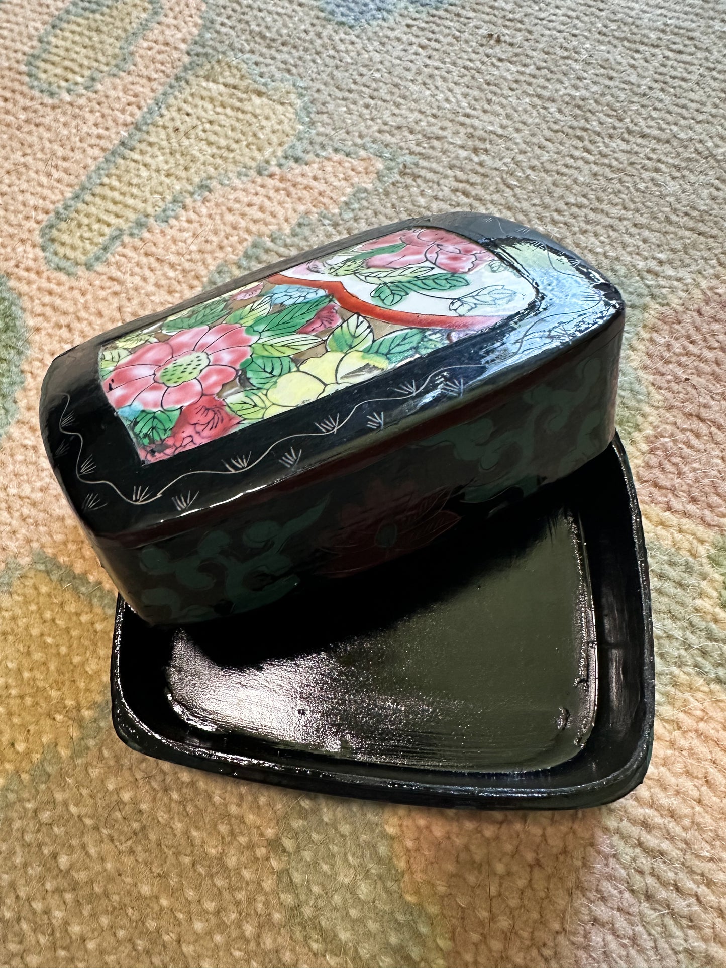 Rose Canton Trinket Box