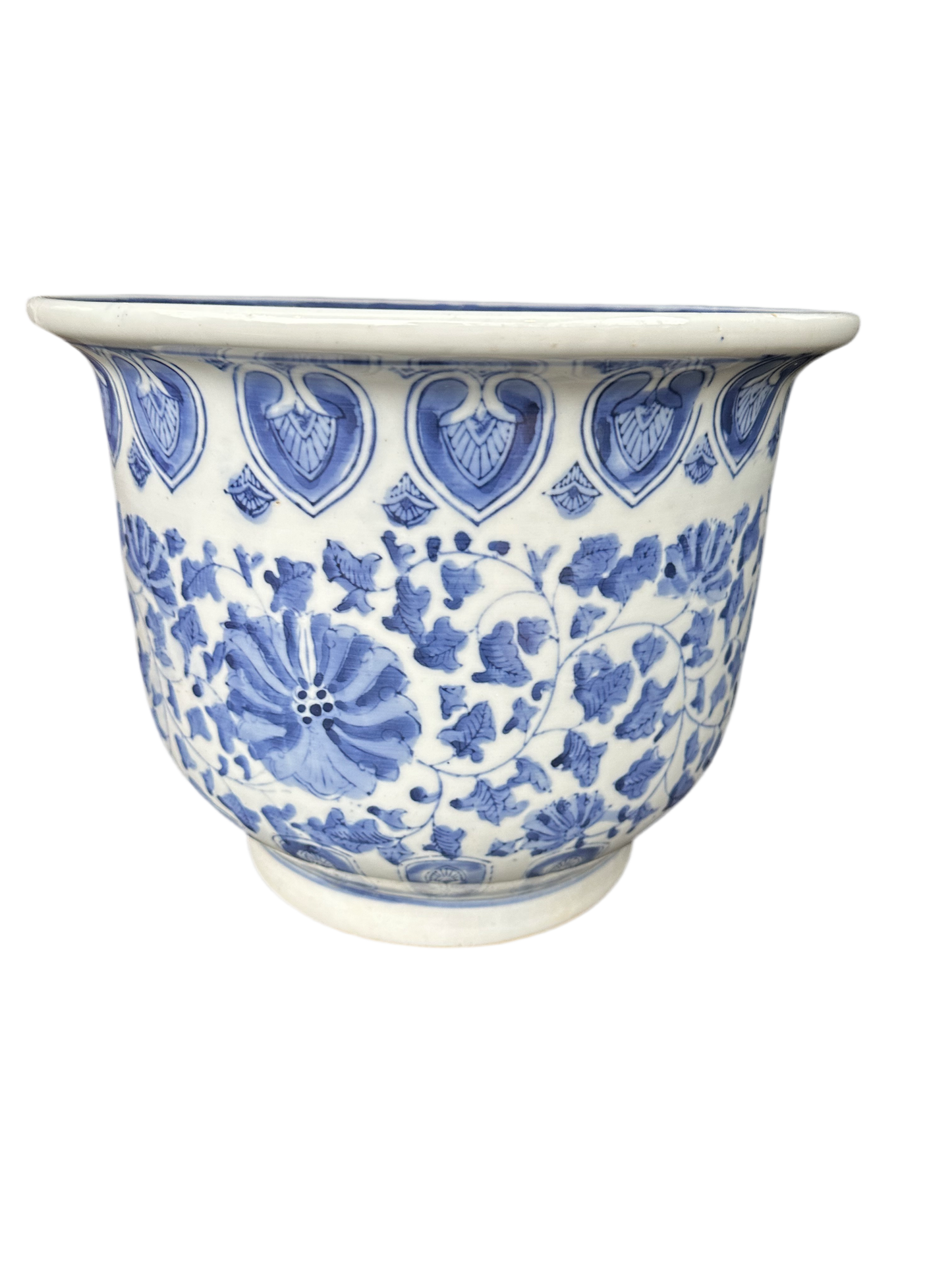 Blue & White Flower Pot
