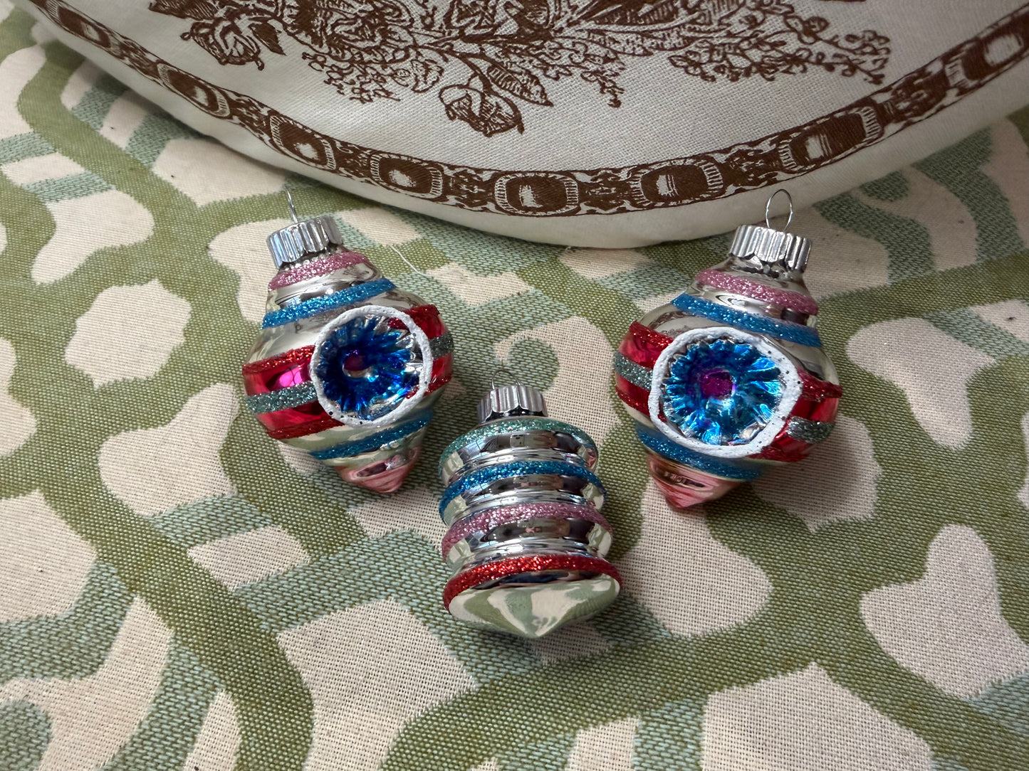 Christopher Radko Shiny Brite Ornament Lot of 3