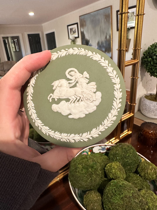 Green Wedgwood Trinket Box