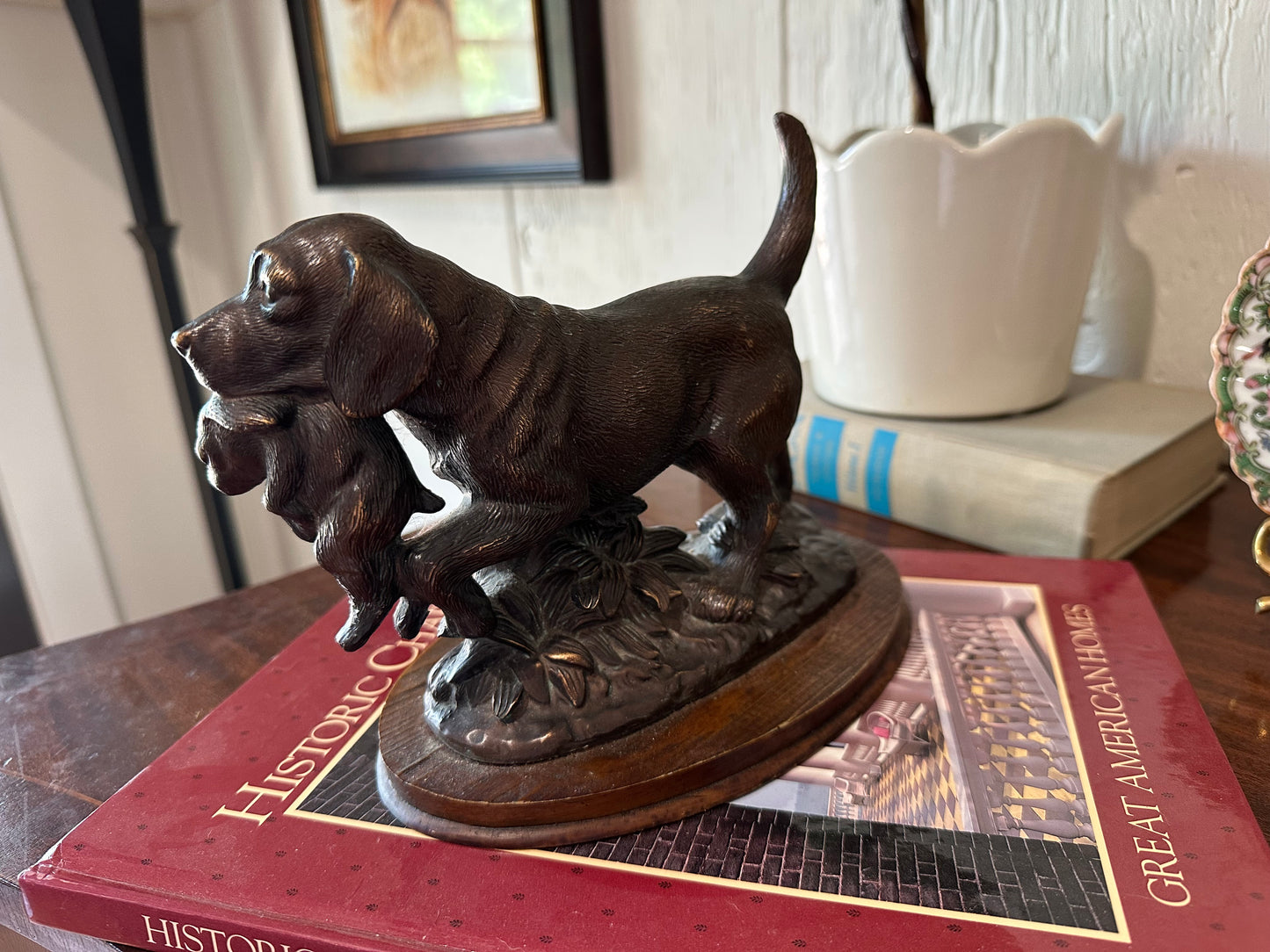 Hunting Dog Statue