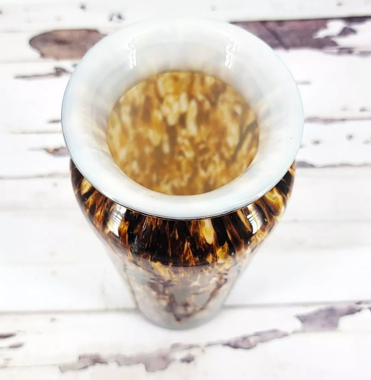 Tortoise Glass Vase