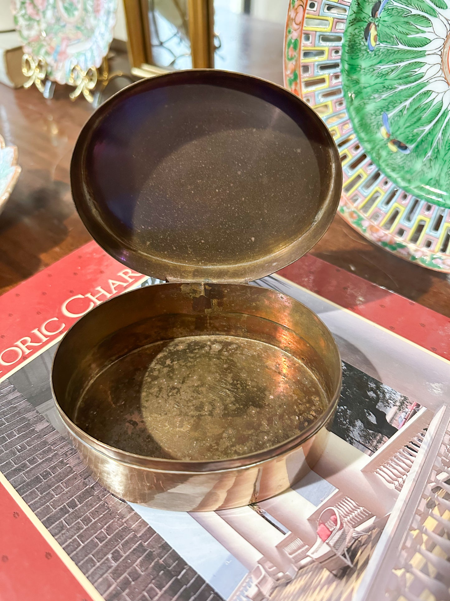 Brass Shell Trinket Box