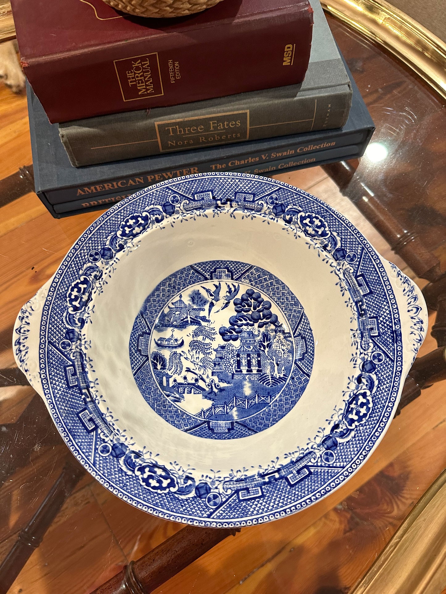 Medium Blue Willow Bowl