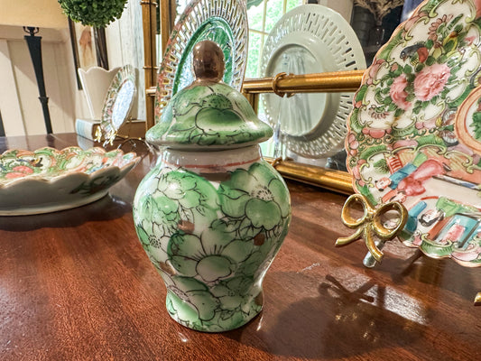 Mini Green Ginger Jar