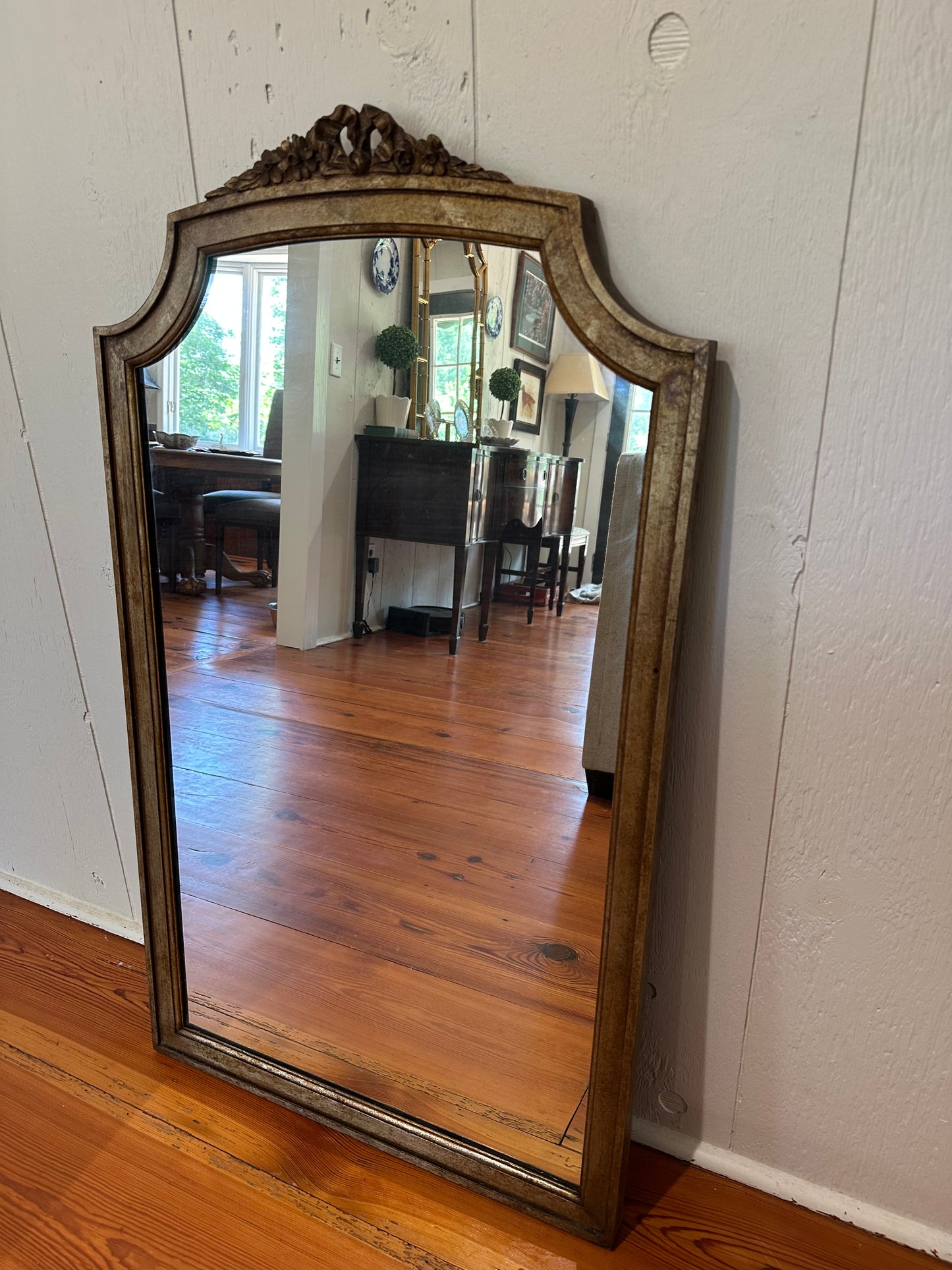 Wooden Bow Mirror