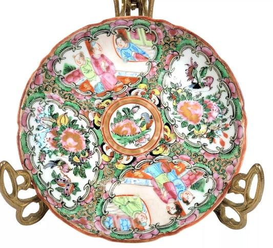 Rose Medallion Plate Set