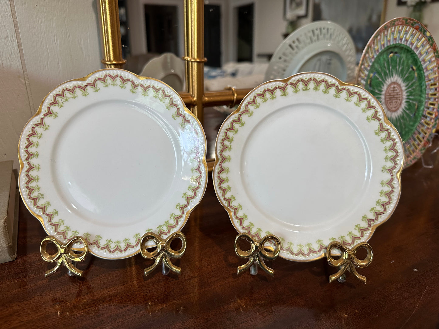 Limoges Scalloped Plates