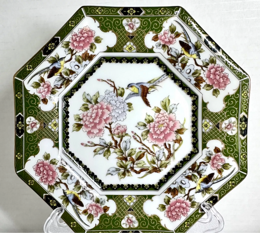 Green Oriental Garden Plate 5 (Smaller)