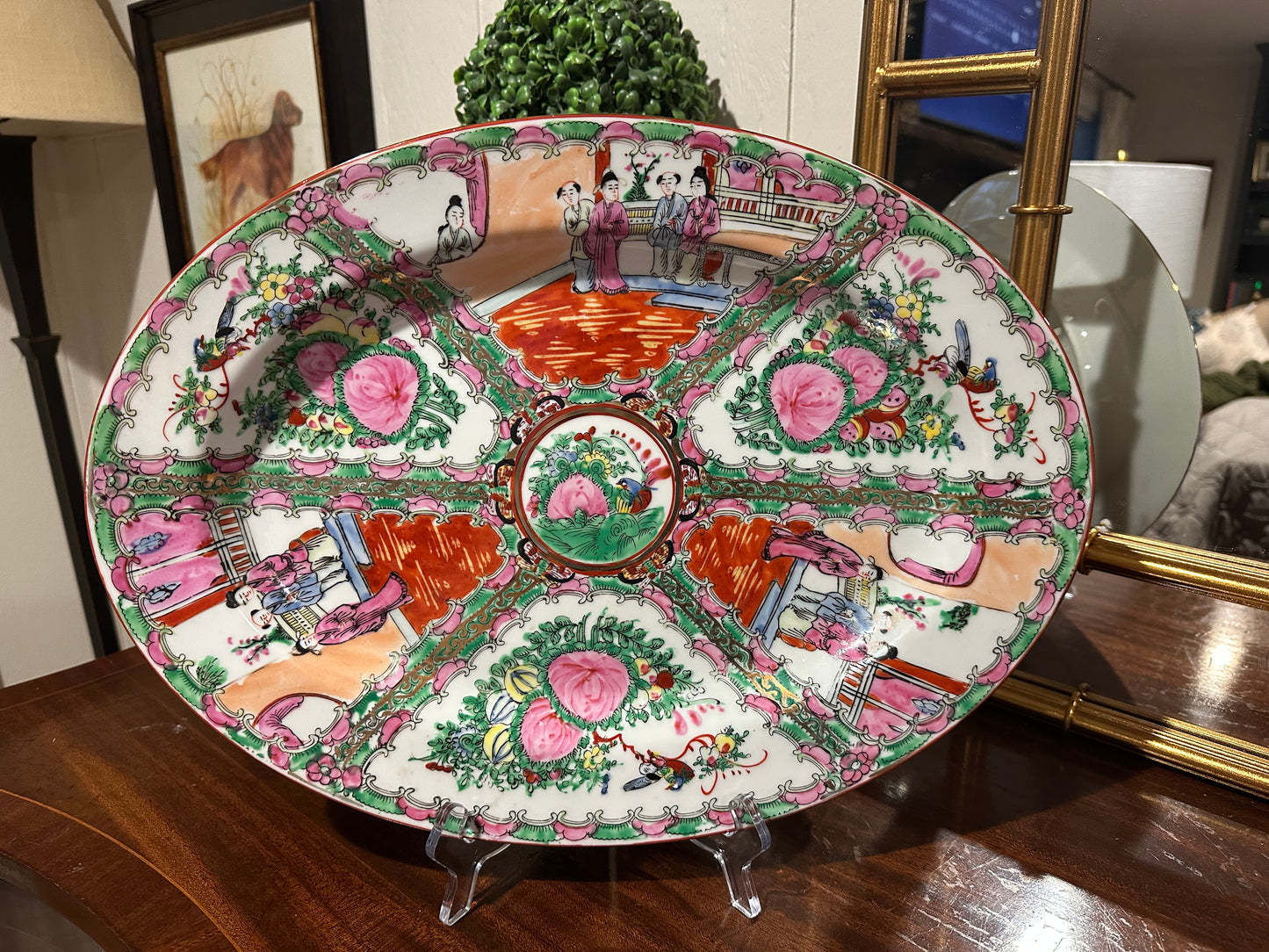 Rose Medallion Platter