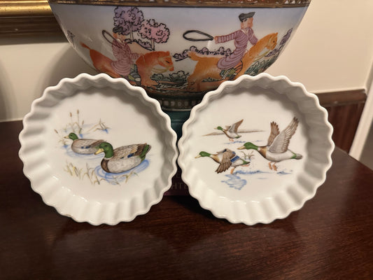 Pair of Duck Trinket Dishes