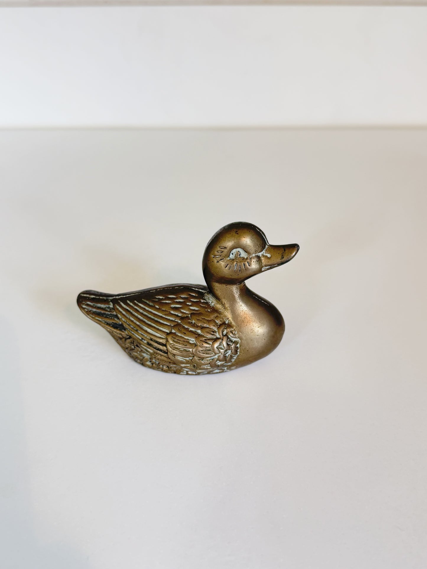 Brass Duck Figurine