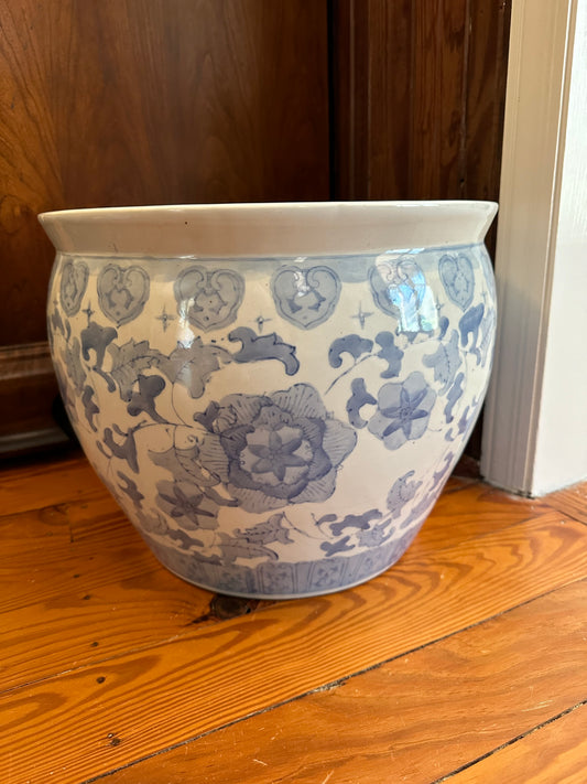 X-Large Blue & White Planter