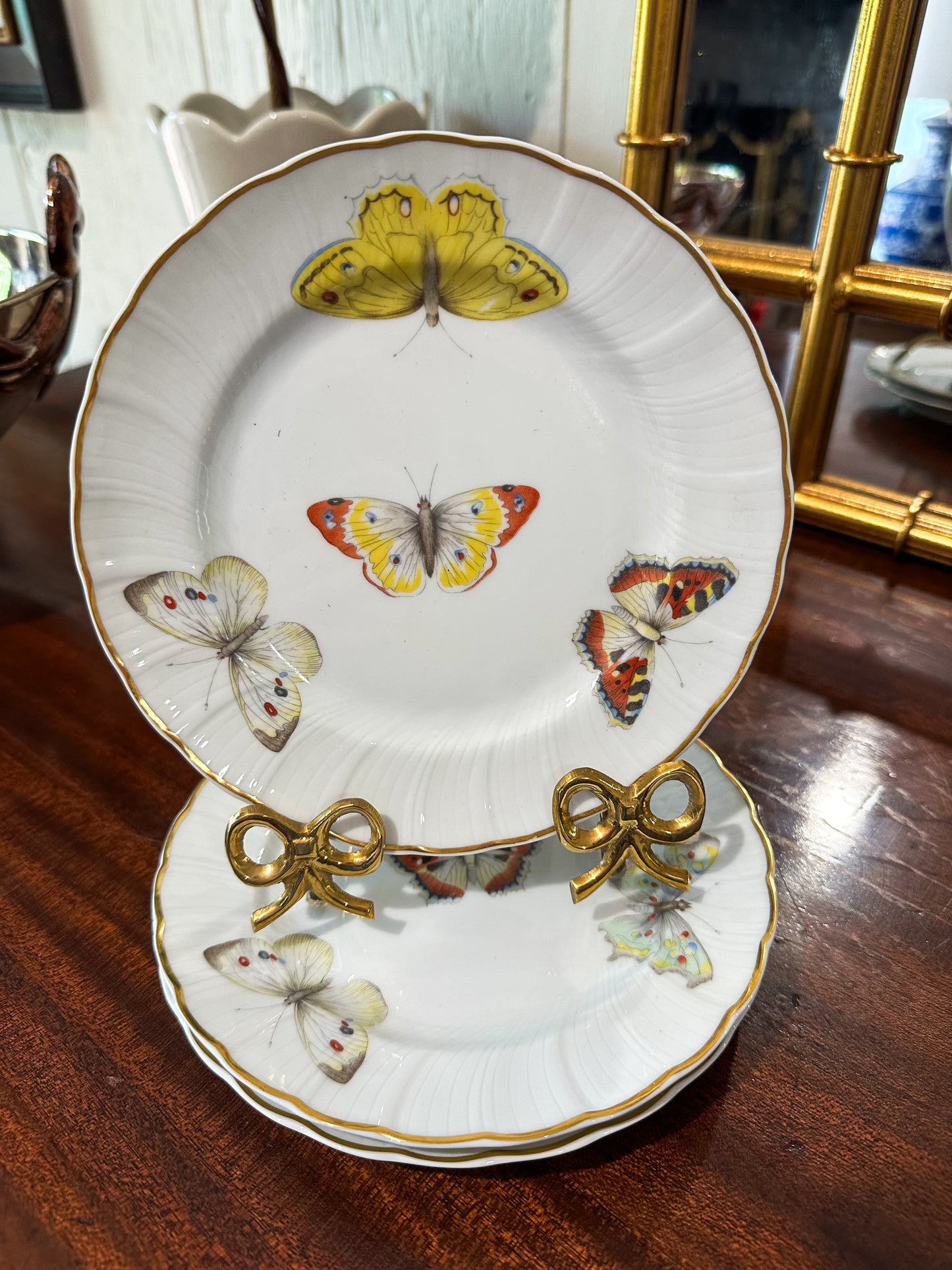 Limoges Butterfly Plates