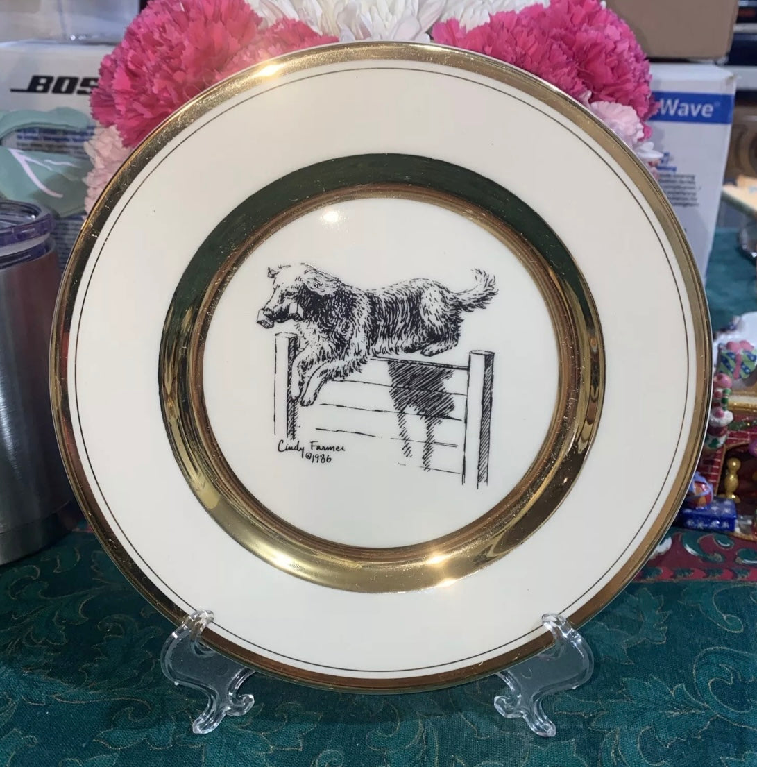 Golden Retriever Plate