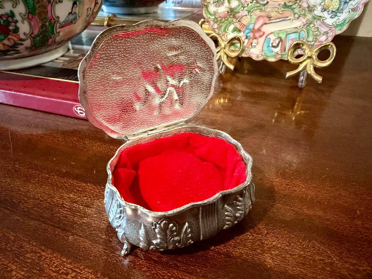 Silver Fox Hunt Jewel Box