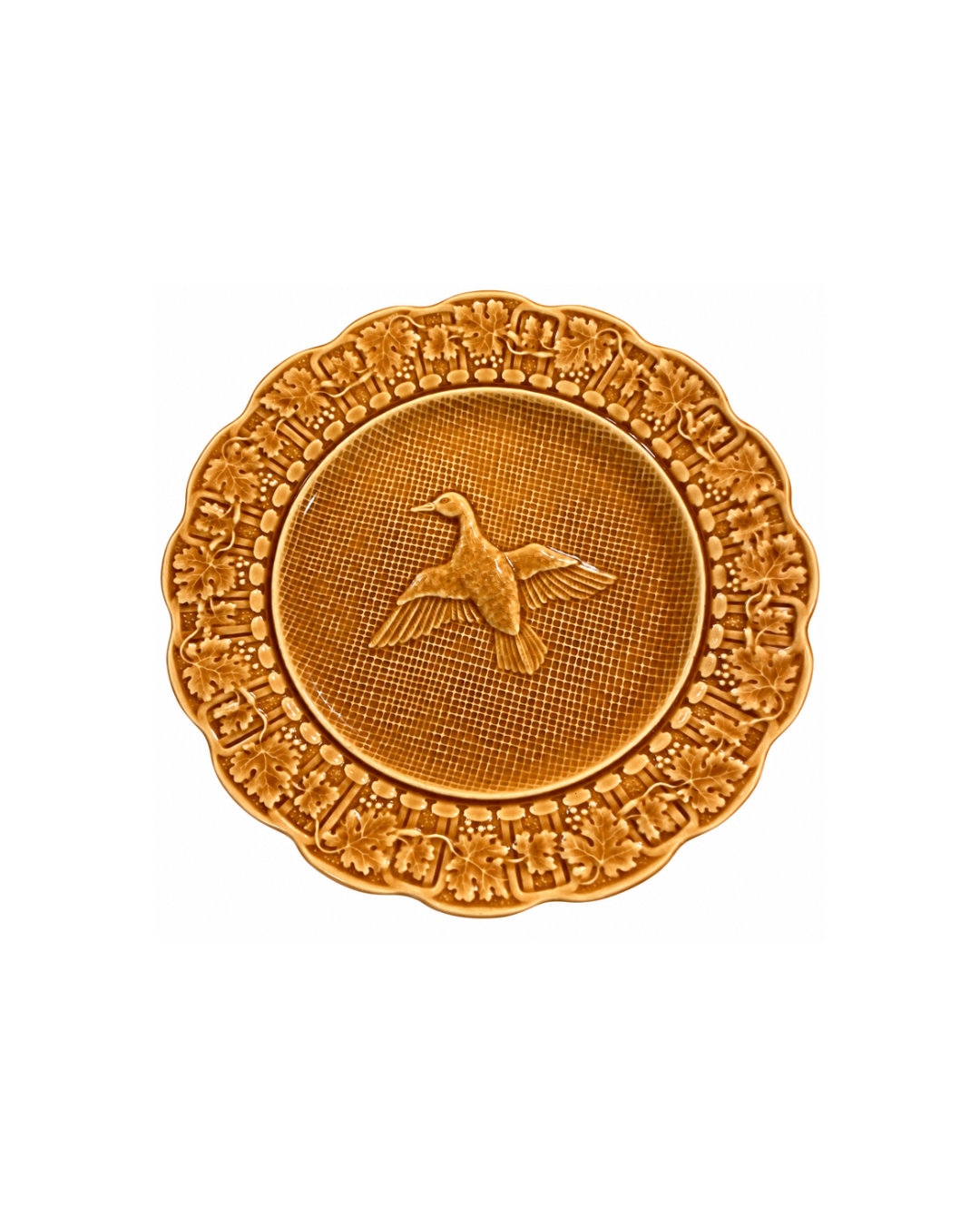 Bordallo Pinheiro Honey Gold Duck Plates