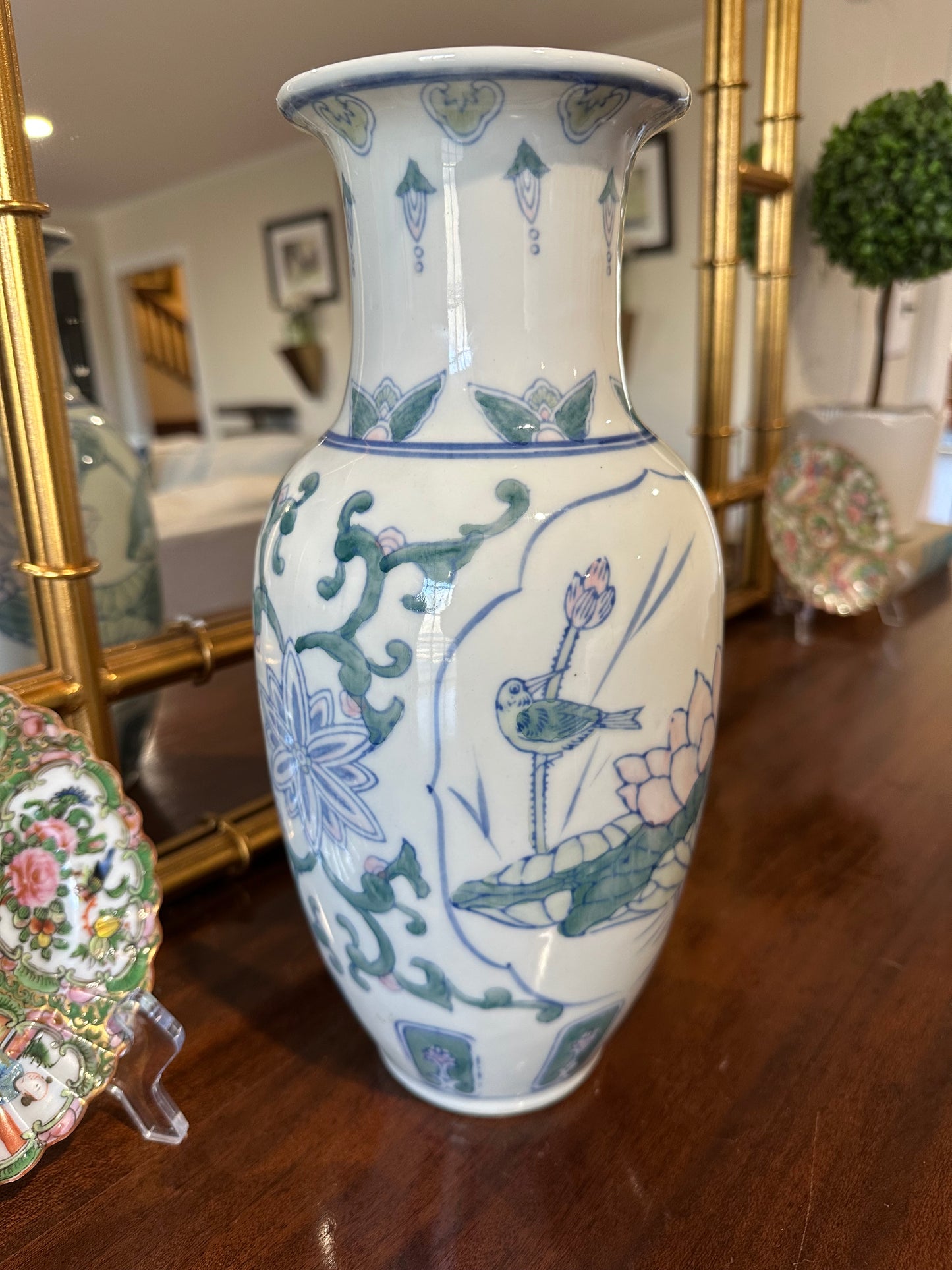 Pastel Chinoiserie Vase