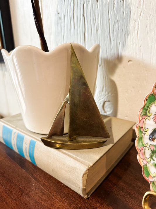 Brass Sail Boat