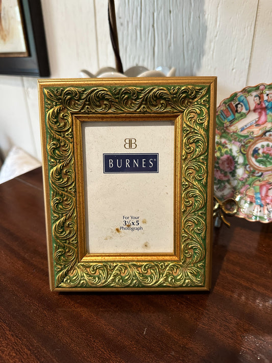 Green & Gold Picture Frame