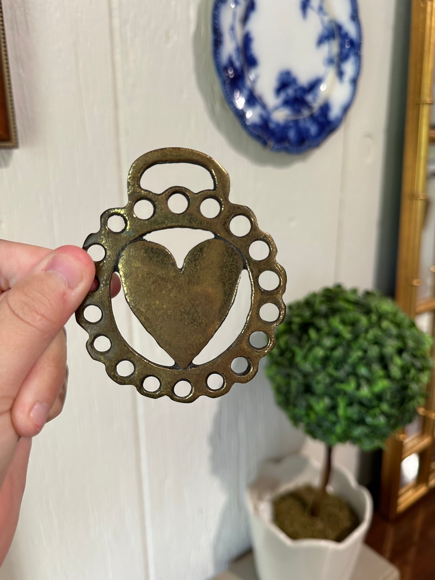 Heart Horse Medallion
