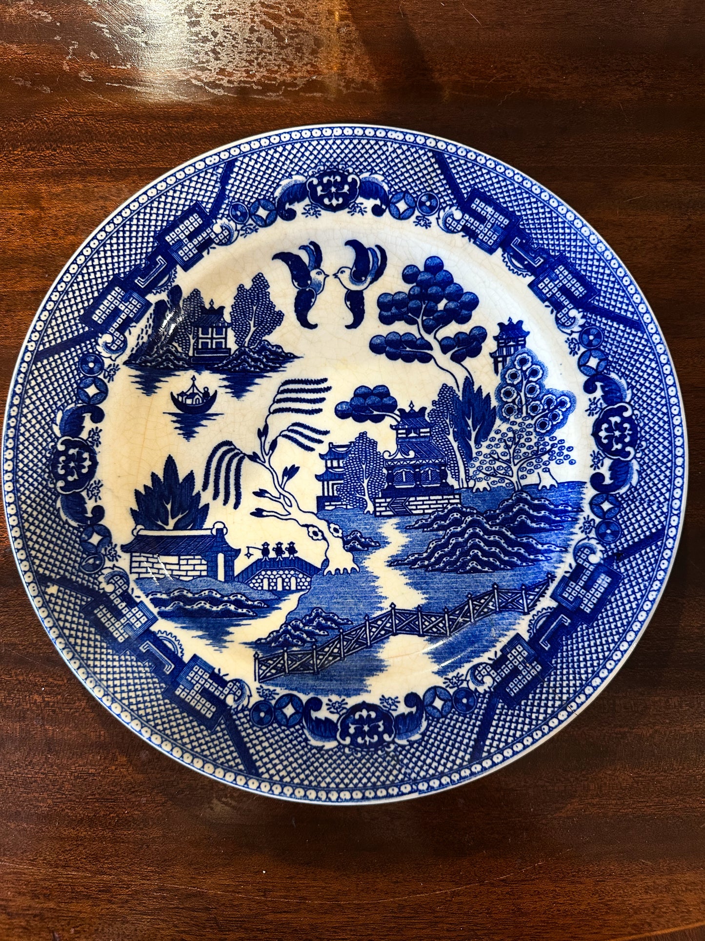 Blue Willow Plate